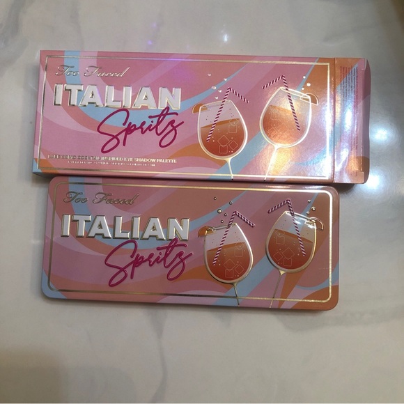 Too Faced Italian Spritz Lake Como Cocktail 18 Pan Eyeshadow Palette 18g NIB - Picture 13 of 15